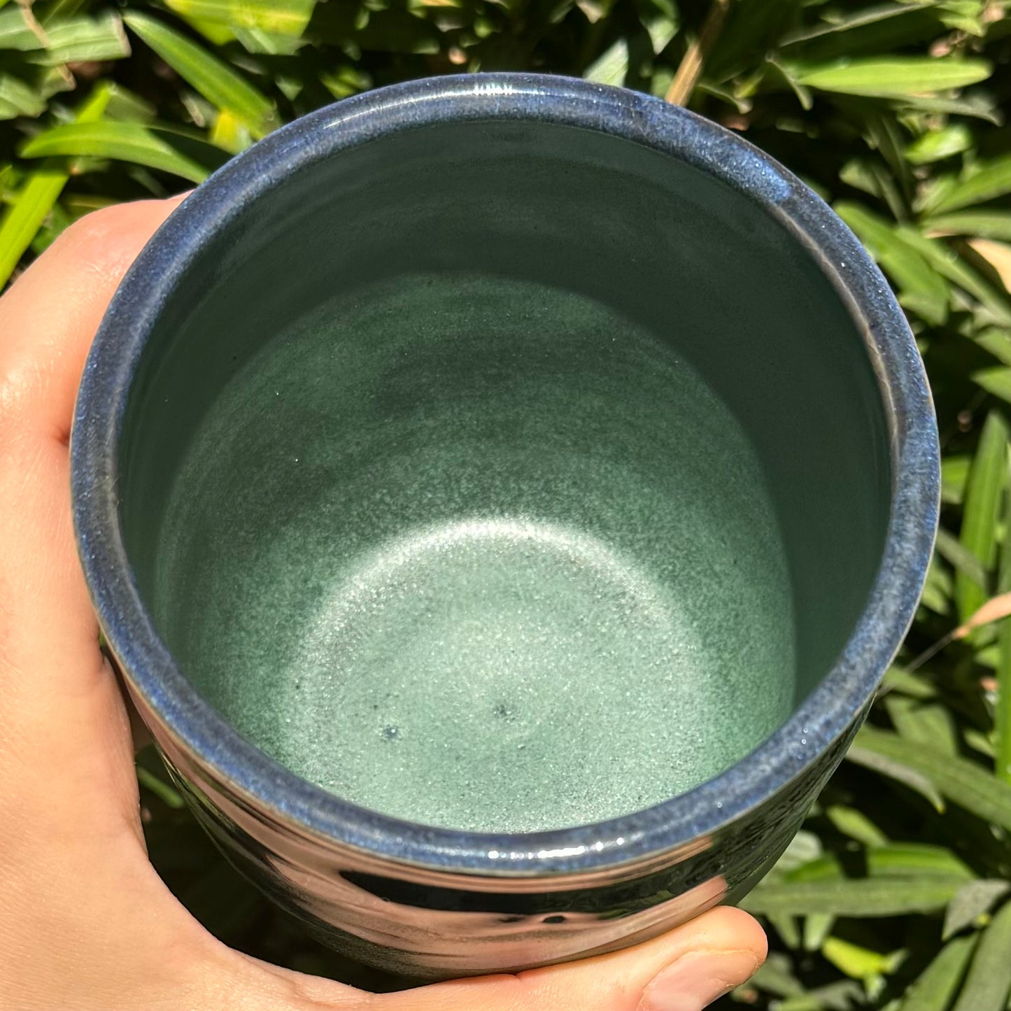 Green and Blue Tumbler 16 oz