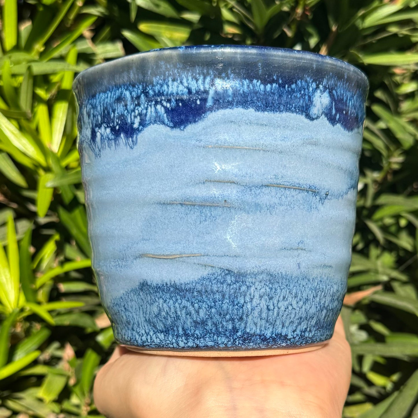 Blue Wavy Tumber 18 oz