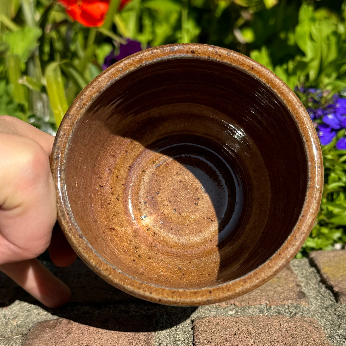 Brown Textured Mug 15 oz