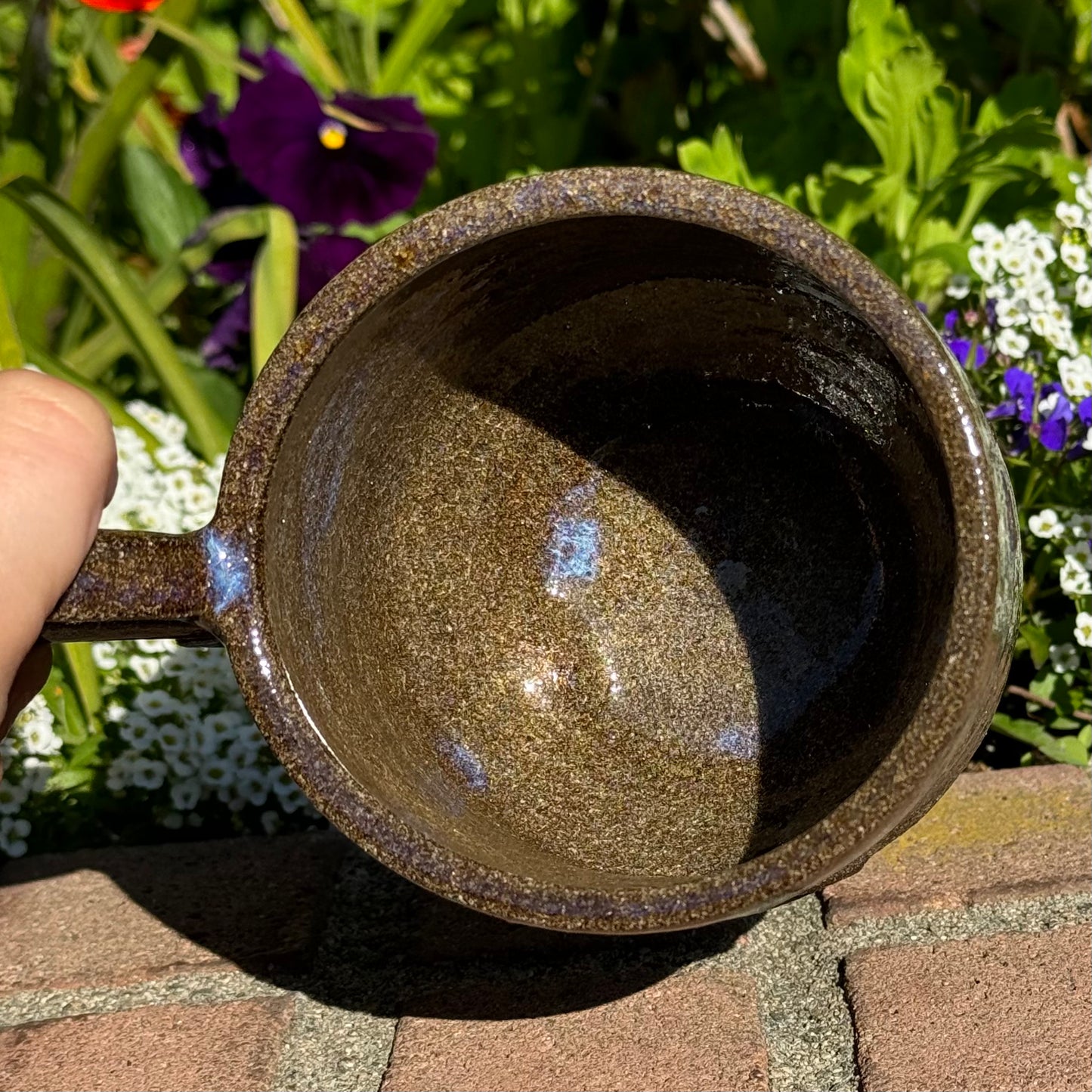 Brown Textured Mug 23 oz