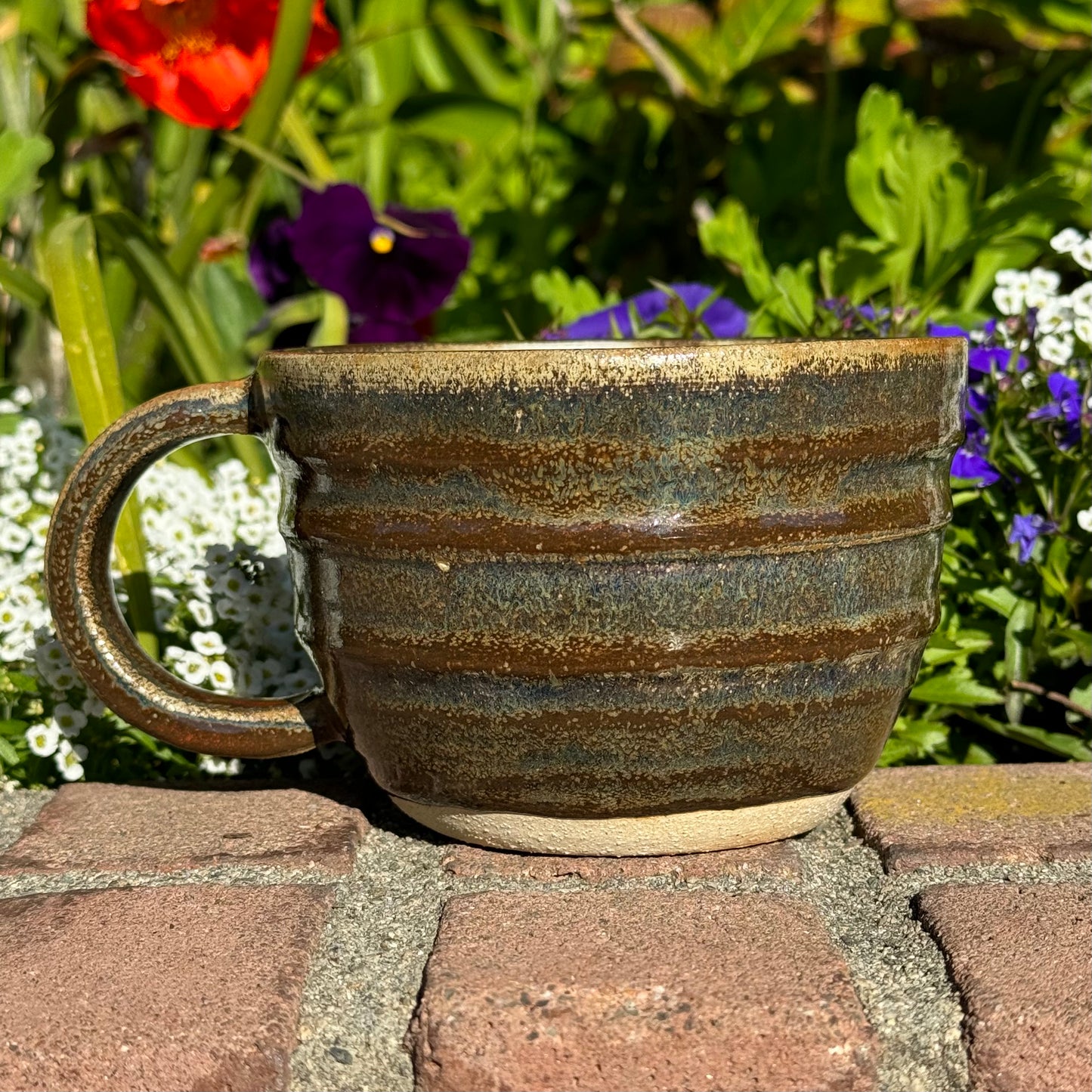 Brown Textured Mug 22 oz