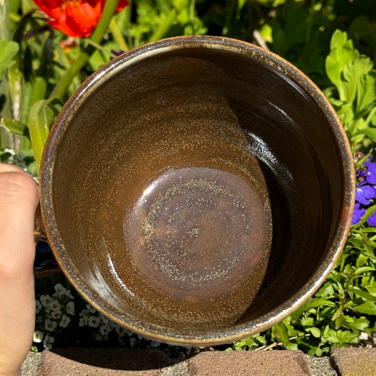 Brown Textured Mug 22 oz