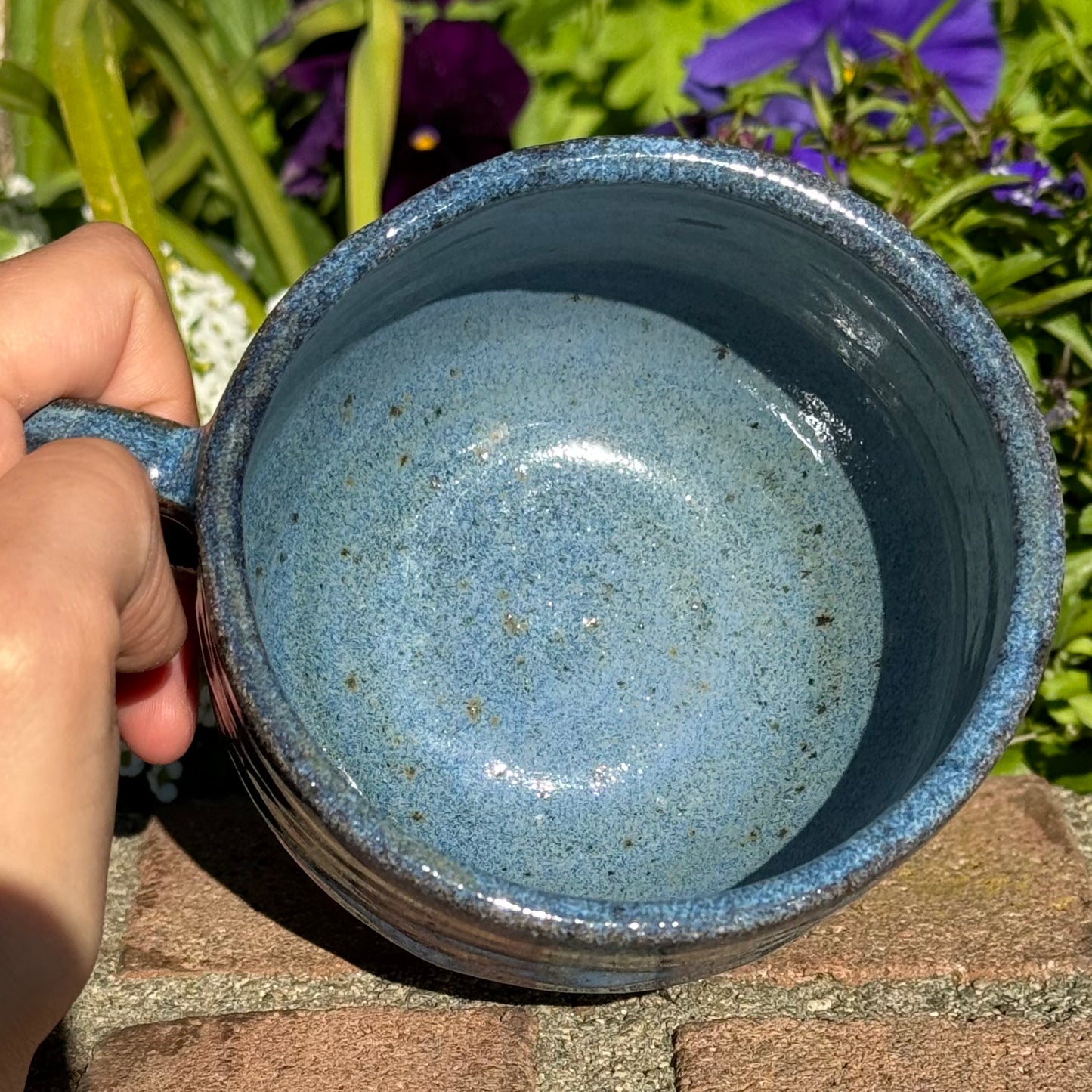 Blue Wavy Mug 13 oz