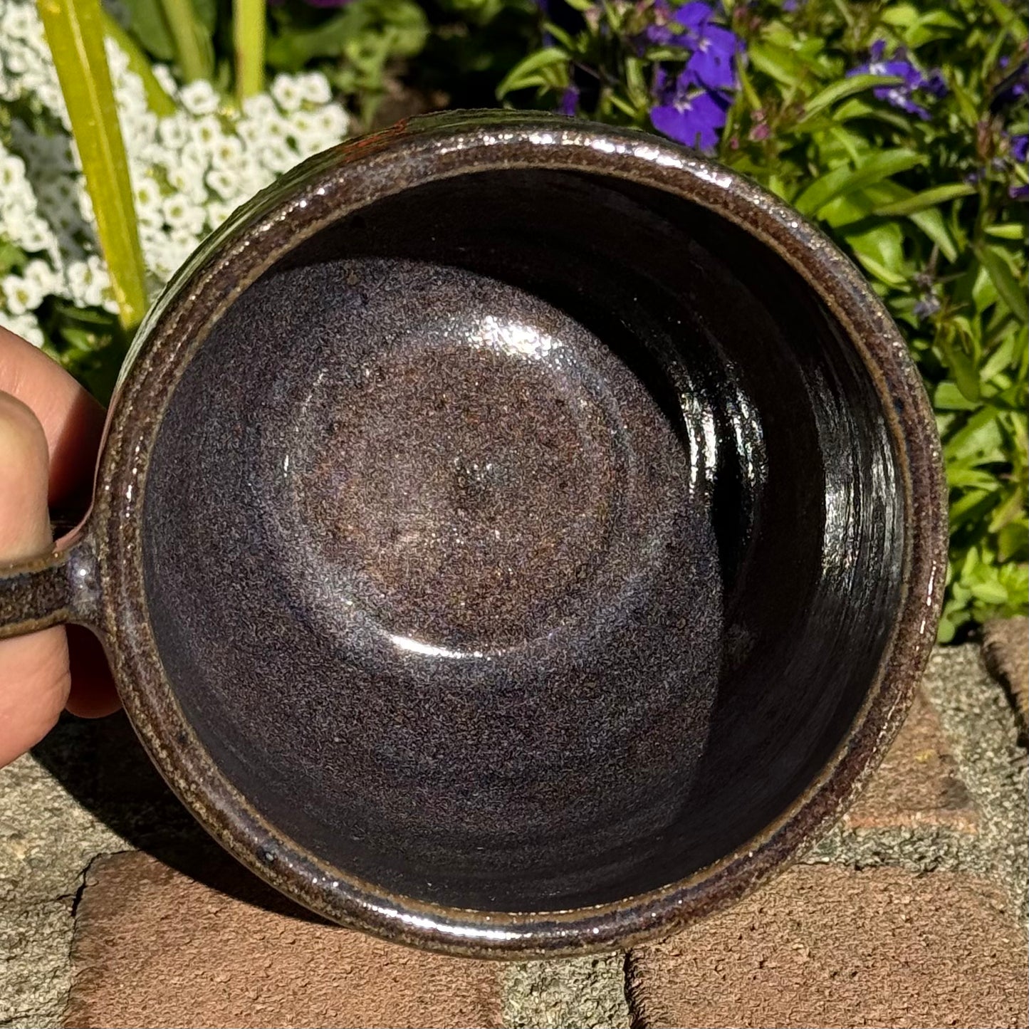 Brown Textured Mug 16 oz