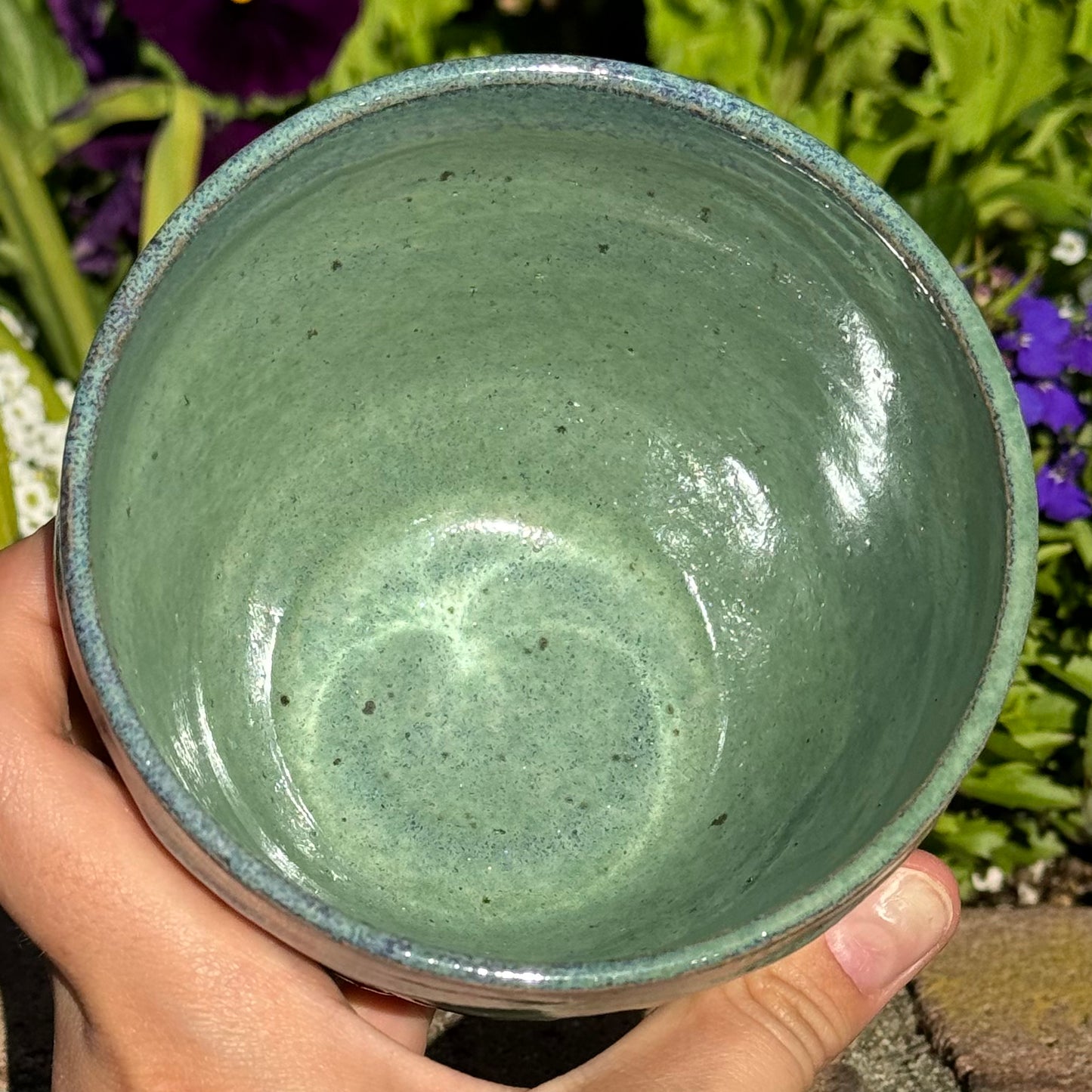 Green Textured Matcha Cup 16 oz