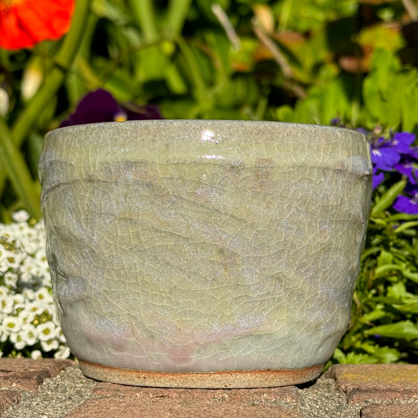 White Textured Matcha Cup 16 oz