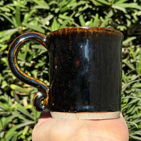 Black Speckled Mug 8 oz