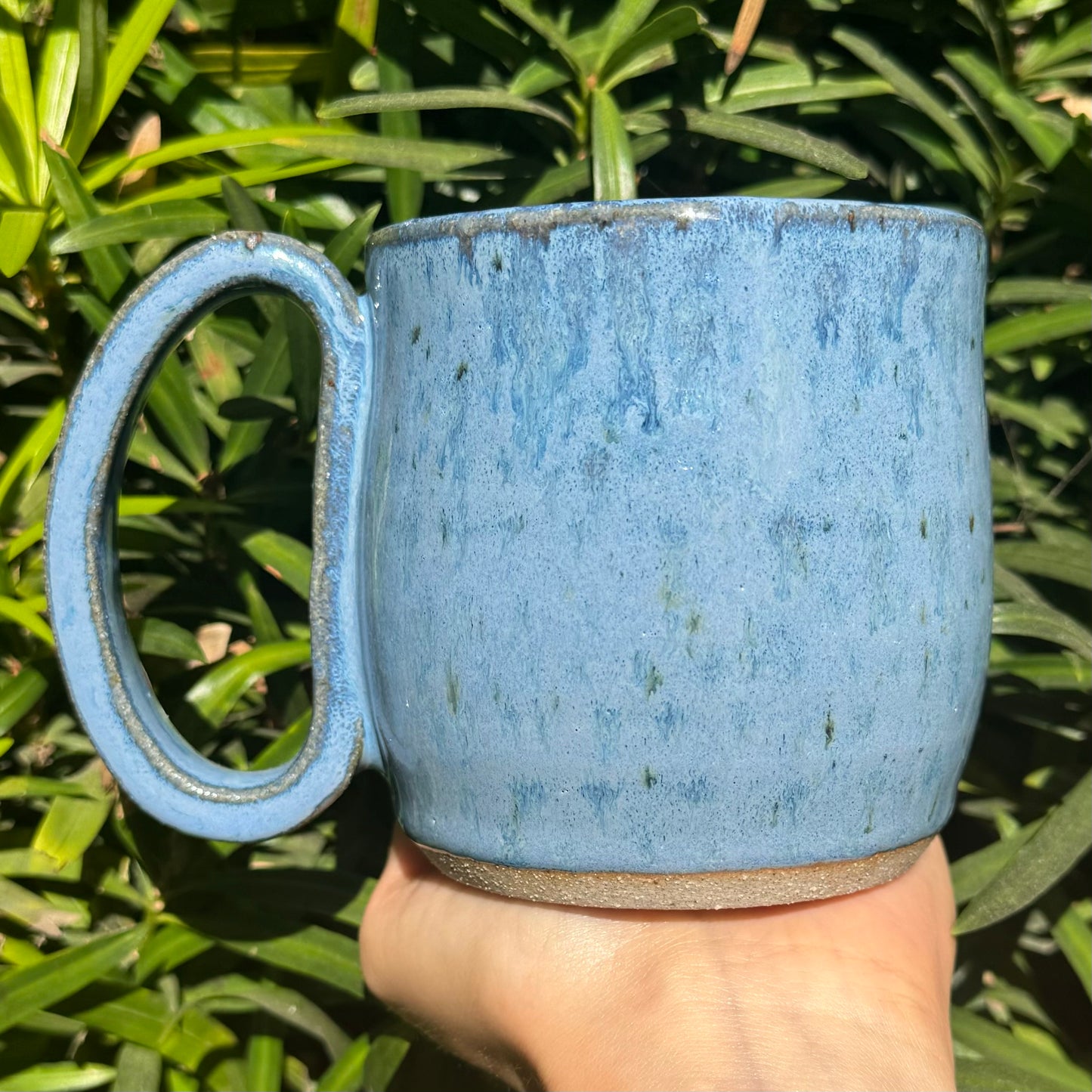 Blue Speckled Mug 16 oz